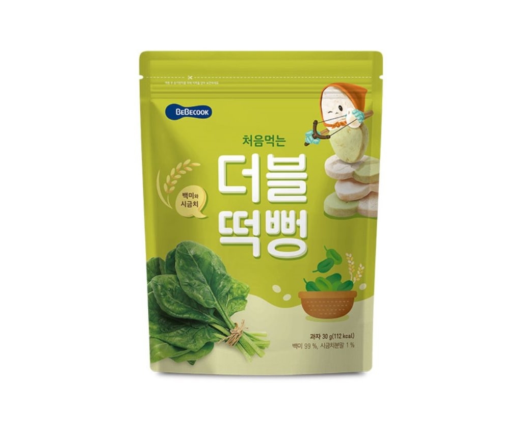 Color Rice Rusk  (Spinach) 30g (Suitable for 5 months or above)